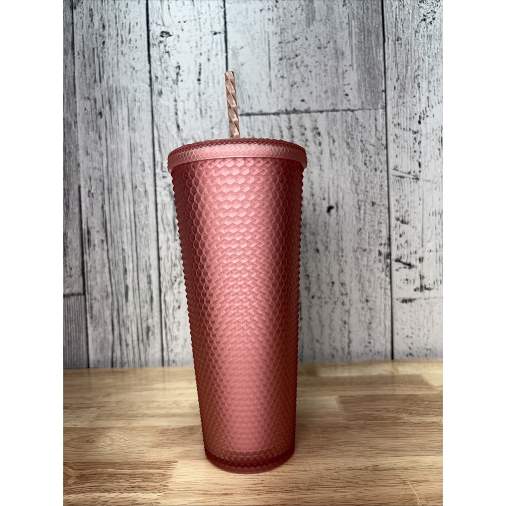 Starbucks 2022 Valentine's Soft Touch Studded Venti, 24 oz. Tumbler - Pink new - Picture 4 of 9